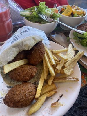 Falafel  at Namaste Vegan Food in Guatape