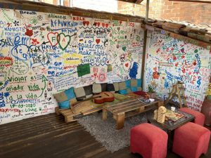   at Namaste Vegan Food in Guatape