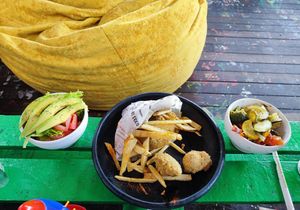 Falafel, 10/10 at Namaste Vegan Food in Guatape