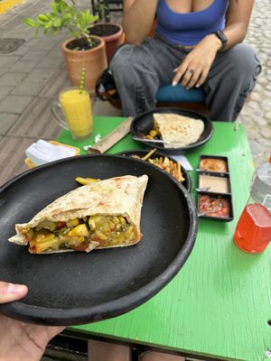   at Namaste Vegan Food in Guatape