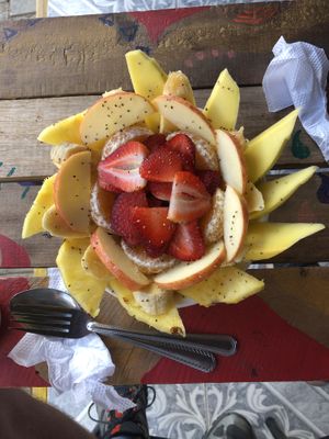Fruit Bowl at Namaste Vegan Food in Guatape