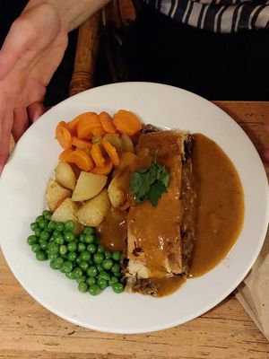 Vegan Wellington at Bonnington Cafe in South West London