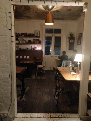 Inside at Bonnington Cafe in South West London