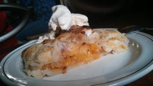 Yummy dessert at Bonnington Cafe in South West London