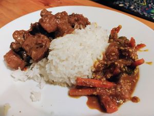 Rojak Party supper club's mushroom rendang at Bonnington Cafe in South West London