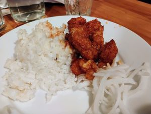 Rojak Party supper club's Korean fried cauliflower at Bonnington Cafe in South West London
