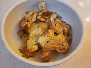 Crispy rosemary potatoes at Bonnington Cafe in South West London
