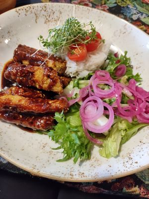 Crispy eggplant at Berlin's Tavern in Rakvere