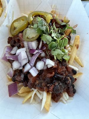 Chili fries  at Veggy Street in Henderson