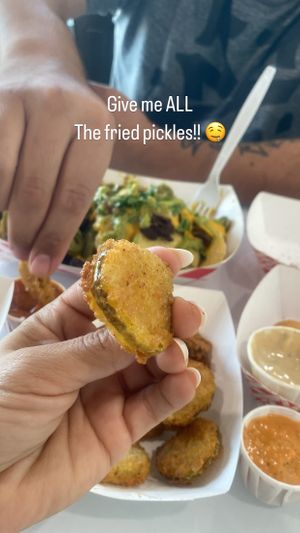 Fried pickles   at Veggy Street in Henderson