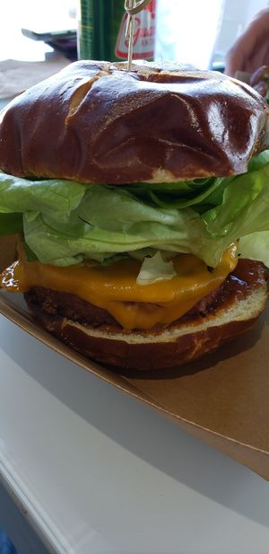 Cheese burger at Veggy Street in Henderson