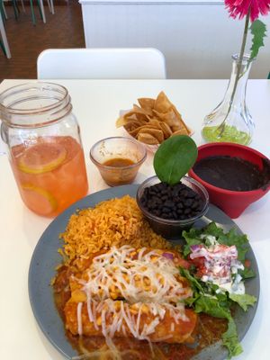 Amazing “beef” enchilada dinner  at Belenty's Love in Granbury