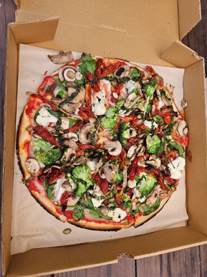 Downpour at Creekside Pizza & Taproom in San Anselmo