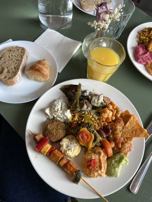 Brunch  at Banu Café in Helsinki