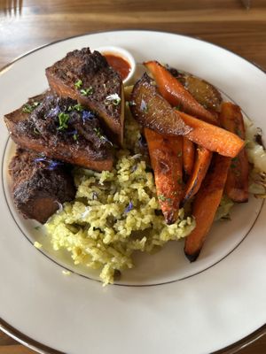 Veggie delight with tofu  at Hell's Backbone in Boulder