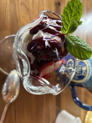 Coconut ice cream   at Hell's Backbone in Boulder