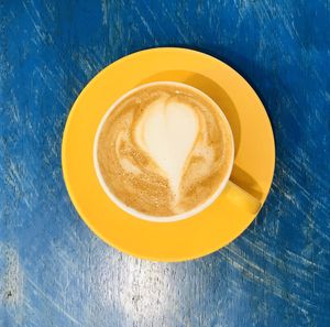 Cappuccino with soymilk - really good  at Qura in Cusco