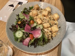Vegan Bangkok  bowl at Earls in Denver