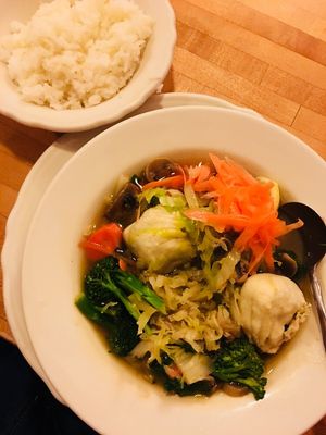 Spicy Nepalese soup. Perfect for a runny nose cold kind of day at Himal Chuli in Madison