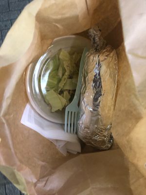 Falafel sandwich  at Mega Falafel in Tokyo