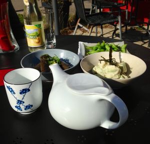 Great variety of vegan side dishes at Tatami in Tubingen