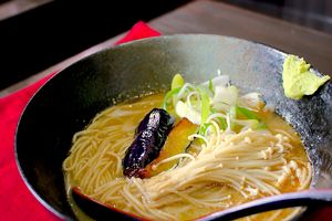 Wasabi ramen at Minato in Yokohama