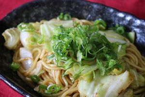 Vegetable Yakisoba at Minato in Yokohama