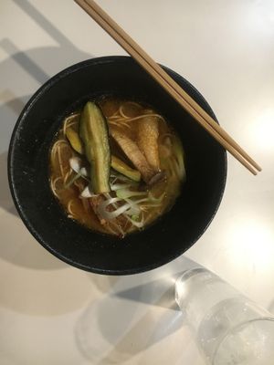 Vegan ramen  at Minato in Yokohama