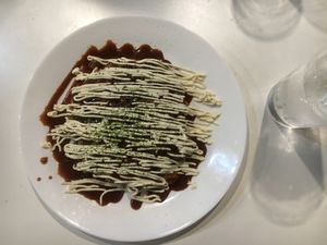 Vegan okonomiyaki  at Minato in Yokohama