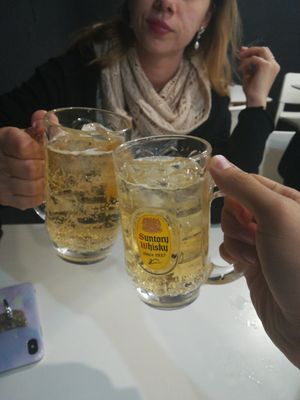 Ginger highball at Minato in Yokohama