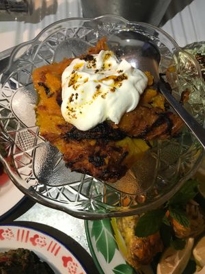 Sinkonta (pumpkin) family recipe at Asma Yapragi in Alacati