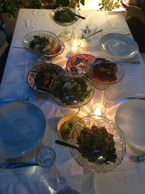 Akşam yemeği at Asma Yapragi in Alacati