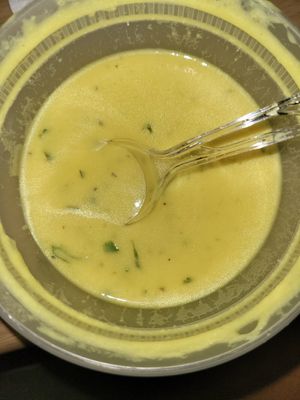 Mulligatawny soup at Taj in Glenmont