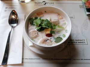 Tom Khaa soup at Tom Yum in Budapest