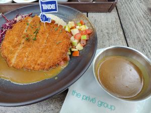 Katsu curry at Privé - Chijmes in Central Singapore