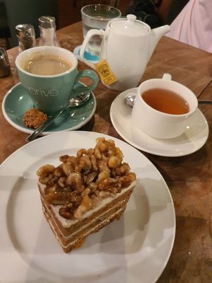 Vegan carrot cake at Privé - Chijmes in Central Singapore