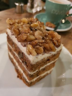 Vegan carrot cake at Privé - Chijmes in Central Singapore