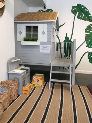 Playground area for kids at The Urban Garden in Vilnius