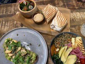 A wide variety of delicious options.  at The Urban Garden in Vilnius