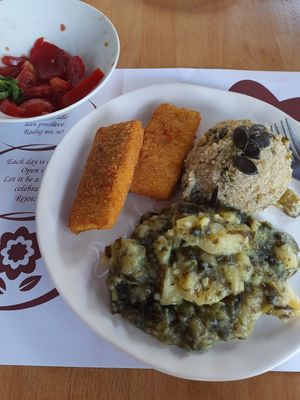 Meal of the Day at Vegehop in Zagreb