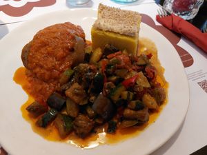 Menu of the day at Vegehop in Zagreb