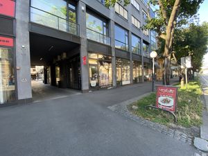Look out for the board and head up the lane!  at Vegehop in Zagreb