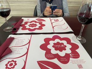 Eco red wine  at Vegehop in Zagreb