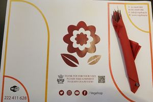 Information at Vegehop in Zagreb