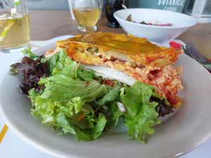 Lasagna  at Vegehop in Zagreb