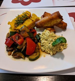 Entree at Vegehop in Zagreb