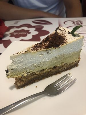 Had a banana/apple dessert - so refreshing and tasty! at Vegehop in Zagreb