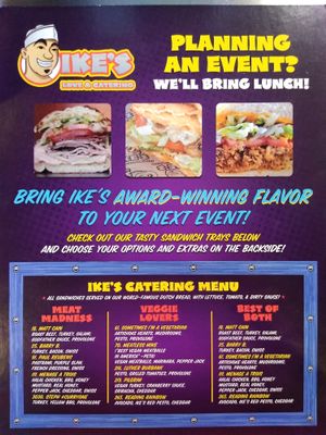 Menu at Ike's - N Virginia St in Reno