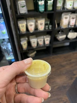 Ginger shot! at Juice & Gems in Hollis