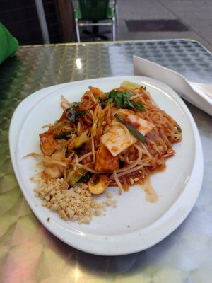 Pad Thai 11.50 plus tax at Thai Basil  in Vancouver